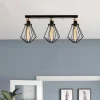 Hanglamp Oylat 3-Lichts Zwart