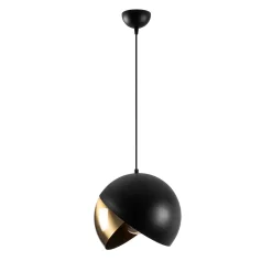 Hanglamp Pacman Zwart/Goud