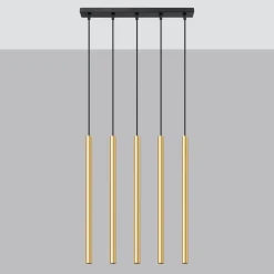 Hanglamp Pastelo 5-Lichts Goud - Giga Meubel