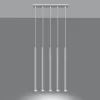 Hanglamp Pastelo 5-Lichts Wit - Giga Meubel