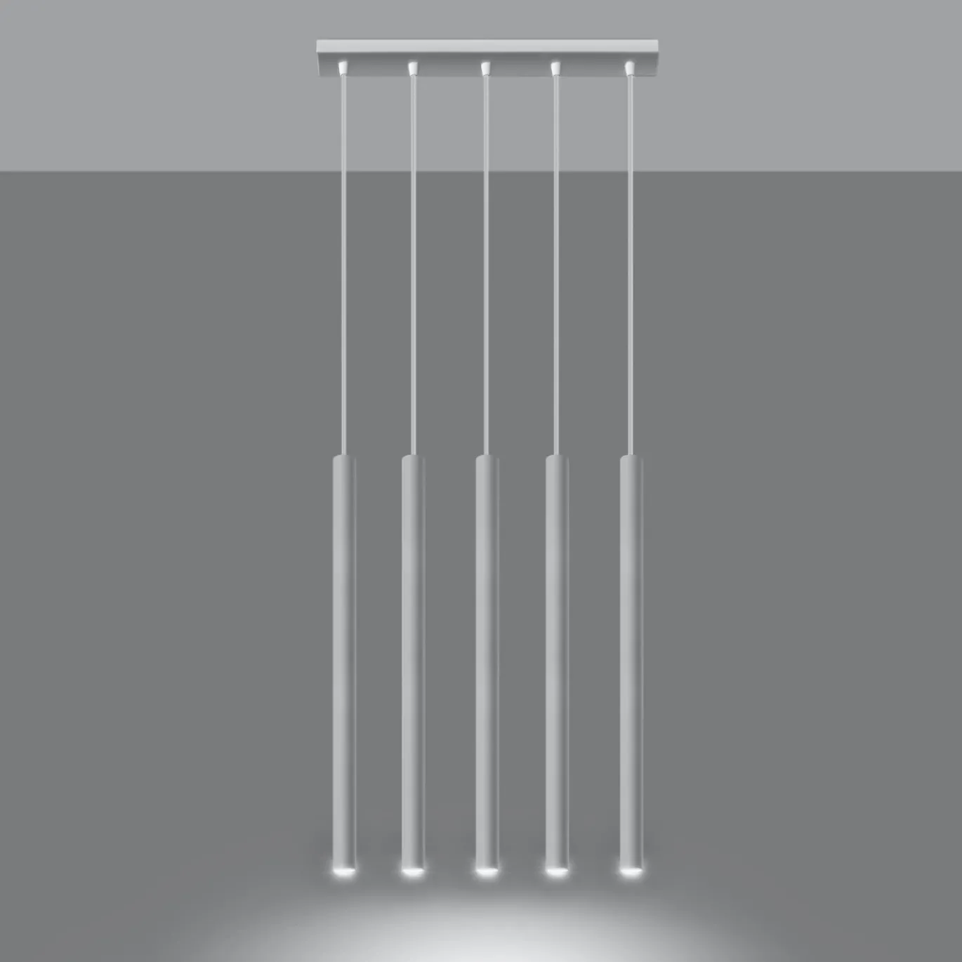 Hanglamp Pastelo 5-Lichts Wit - Giga Meubel