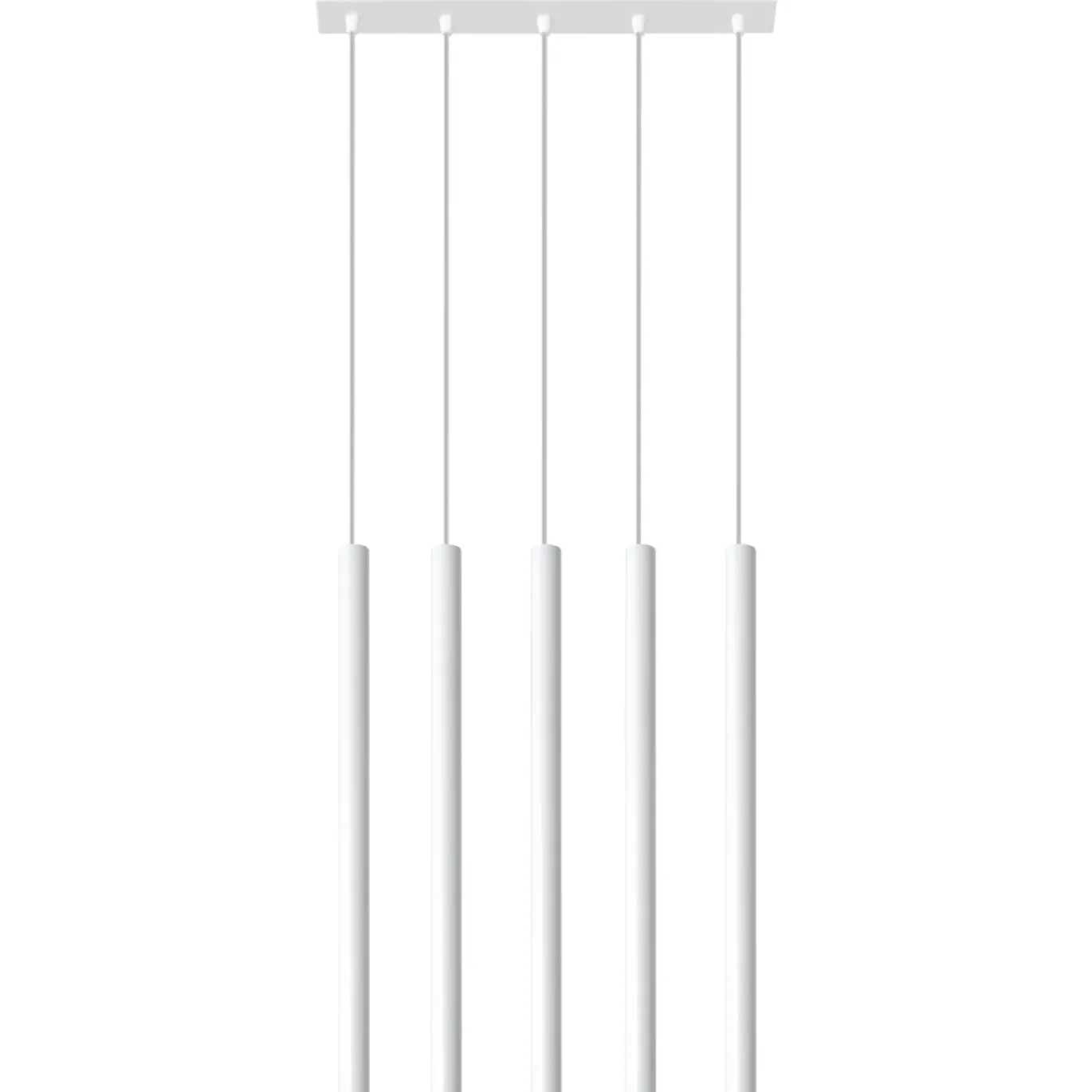 Hanglamp Pastelo 5-Lichts Wit - Giga Meubel