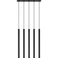 Hanglamp Pastelo 5-Lichts Zwart - Giga Meubel