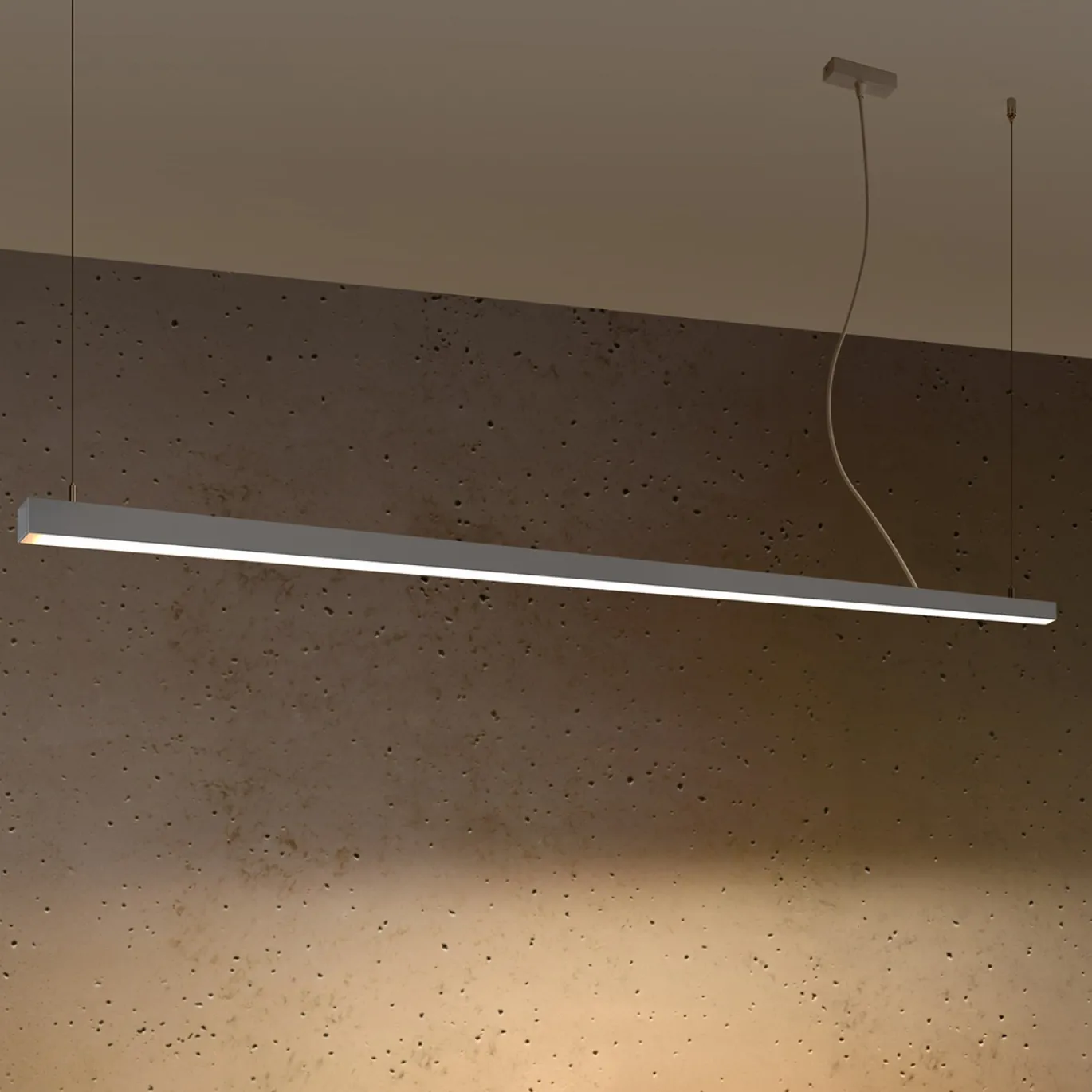 Hanglamp Pinne Grijs 3000K 200cm - Giga Meubel