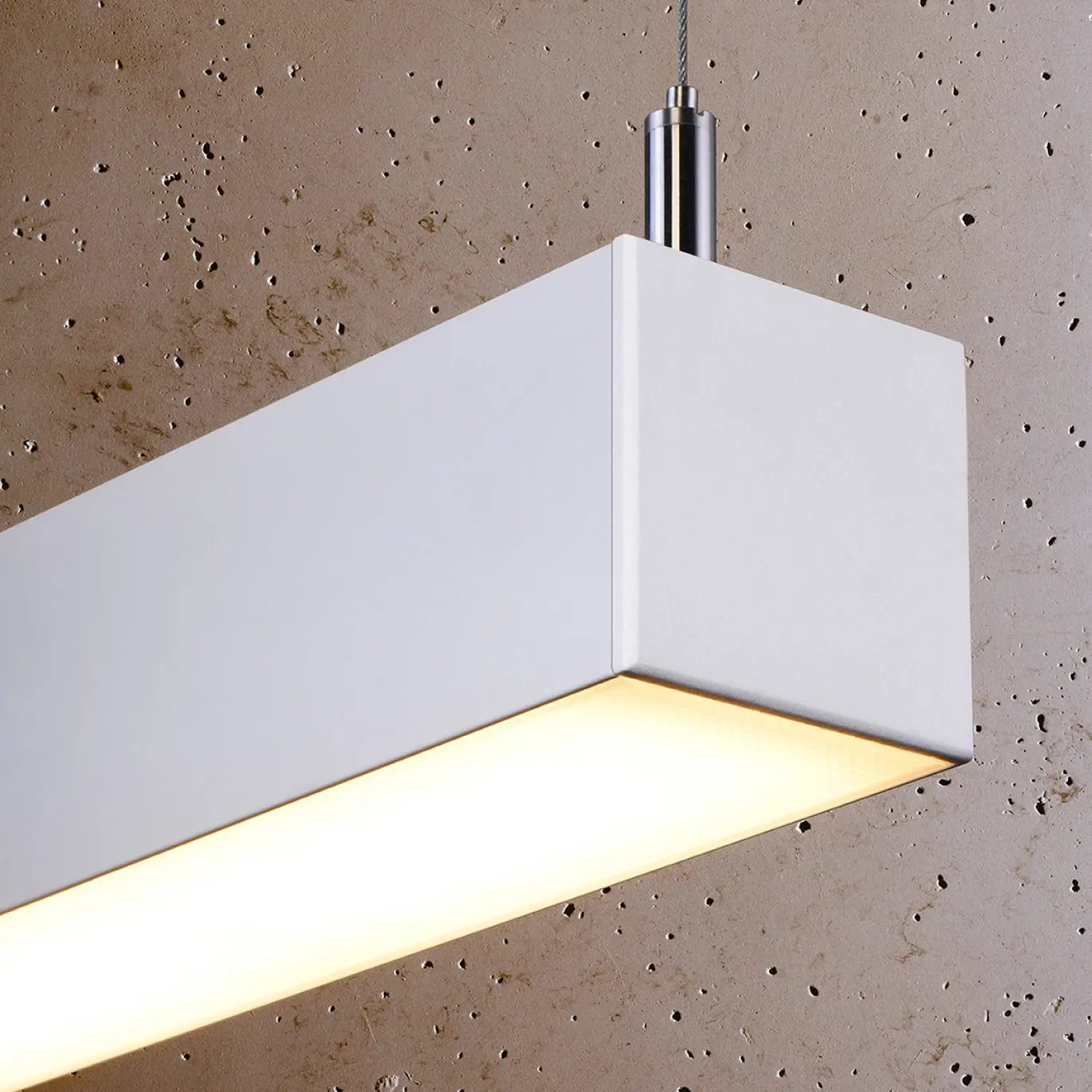 Hanglamp Pinne Wit 3000K 90cm - Giga Meubel