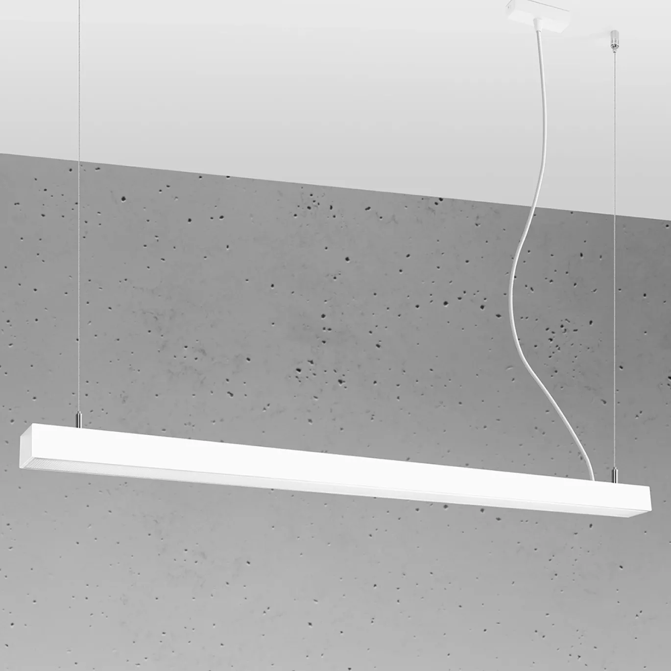 Hanglamp Pinne Wit 3000K 118cm - Giga Meubel