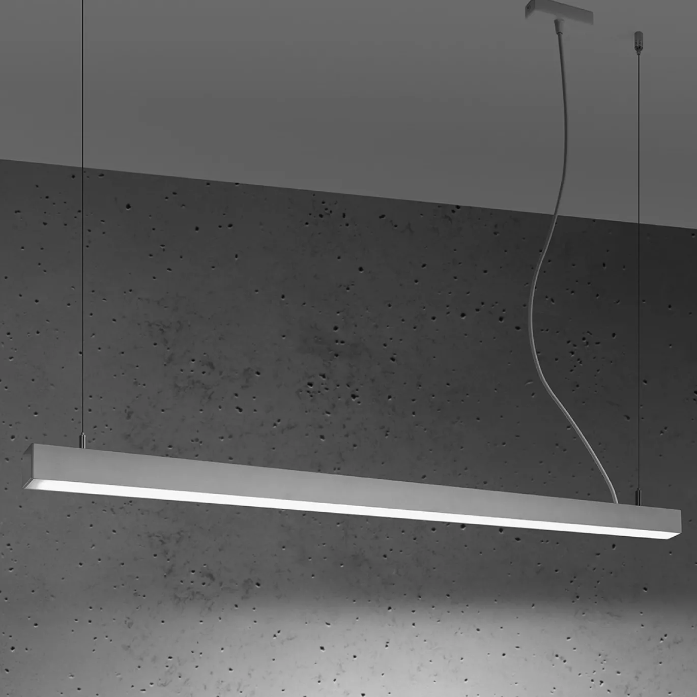 Hanglamp Pinne Wit 4000K 118cm - Giga Meubel