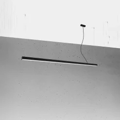 Hanglamp Pinne Zwart 3000K 200cm - Giga Meubel