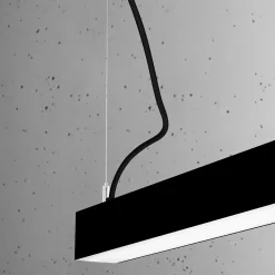 Hanglamp Pinne Zwart 3000K 200cm - Giga Meubel