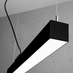 Hanglamp Pinne Zwart 3000K 150cm - Giga Meubel