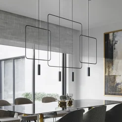 Hanglamp Rana 1-Lichts Zwart - Giga Meubel