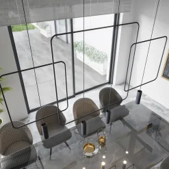 Hanglamp Rana 1-Lichts Zwart - Giga Meubel