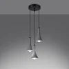 Hanglamp Rea 3-Lichts Getrapt Beton - Giga Meubel