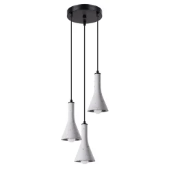 Hanglamp Rea 3-Lichts Getrapt Beton - Giga Meubel