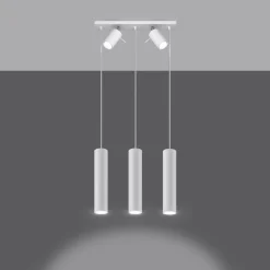 Hanglamp Ring 5-Lichts Wit - Giga Meubel