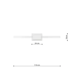 Hanglamp Rio Wit 3000K Ø110cm - Giga Meubel