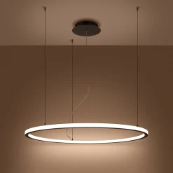 Hanglamp Risa Zwart LED Ø80cm - Giga Meubel