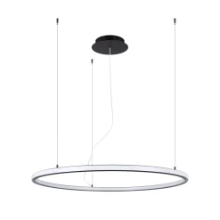 Hanglamp Risa Zwart LED Ø80cm - Giga Meubel