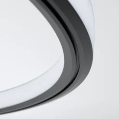 Hanglamp Risa Zwart LED Ø80cm - Giga Meubel