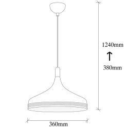 Hanglamp Saglam Design Wit/Goud