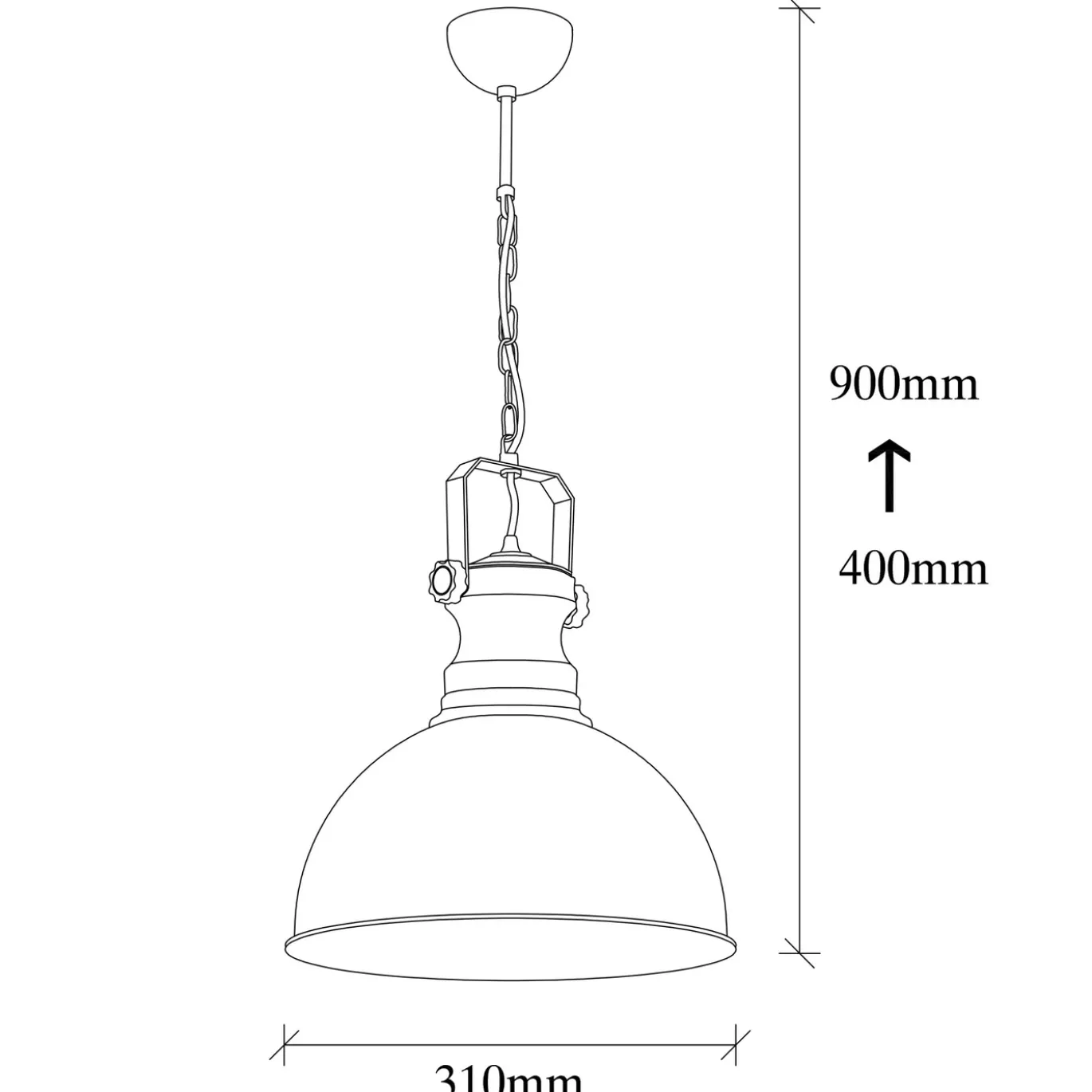 Hanglamp Saglam Spot Antiek Koper