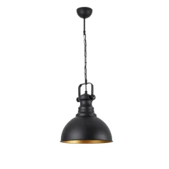 Hanglamp Saglam Spot Zwart Ø30cm