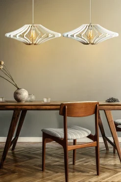 Hanglamp Sahip Disk Wit Set van 2