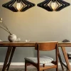 Hanglamp Sahip Disk Zwart Set van 2