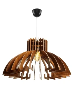 Hanglamp Sahip Kap MDF Walnoot