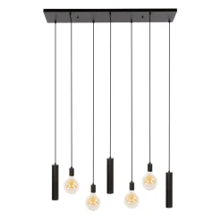 Hanglamp Senso 4+3-Lichts Sienna Bruin - Giga Meubel