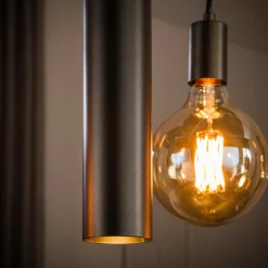 Hanglamp Senso 4+3-Lichts Sienna Bruin - Giga Meubel