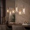 Hanglamp Sepiora 6-Lichts Beige - Giga Meubel