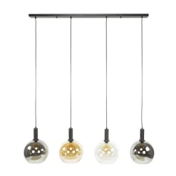 Hanglamp Sfera Tricolore 4-lichts Artic Zwart - Giga Meubel