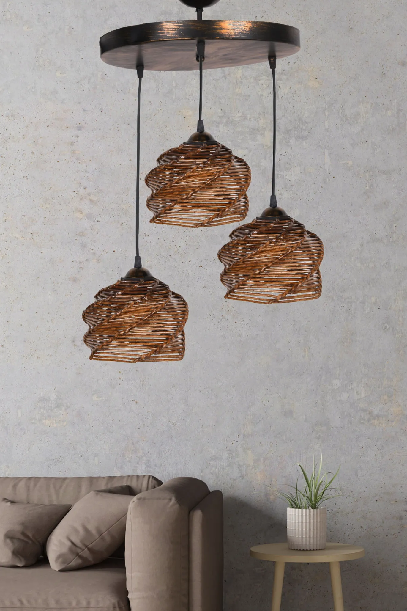 Hanglamp Sinop Bruin