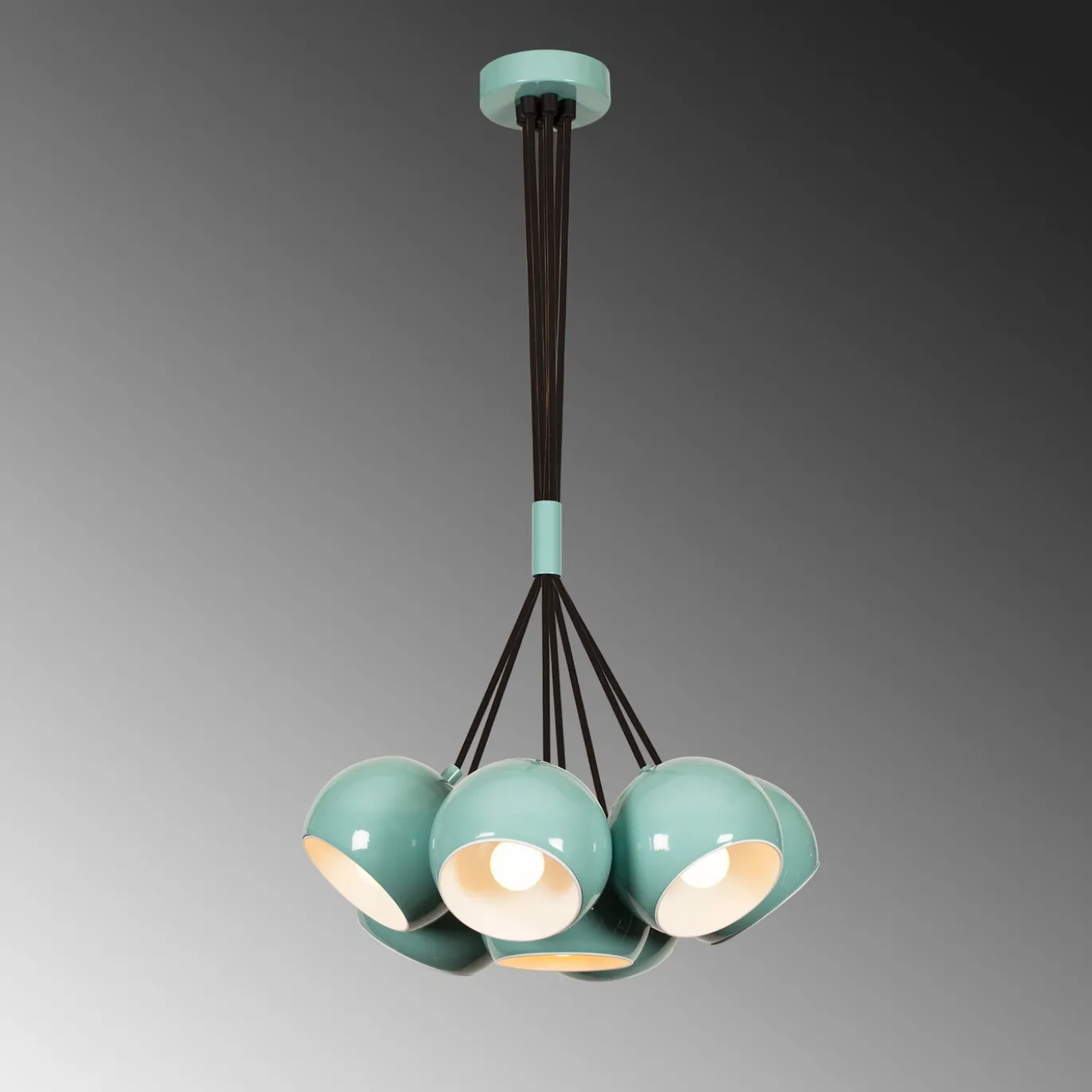 Hanglamp Sivani Cluster Turquoise
