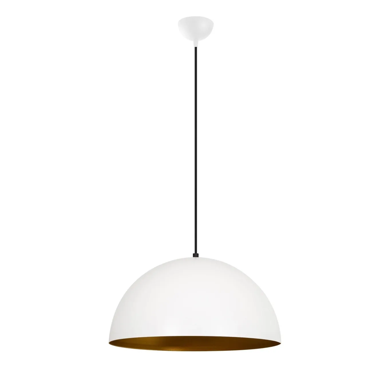 Hanglamp Sivani Dome Wit/Goud