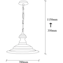 Hanglamp Sivani Vintage Goud
