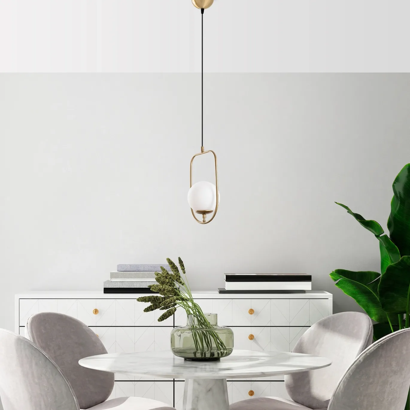 Hanglamp Skew Goud