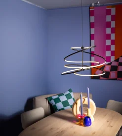 Hanglamp Slinger Zwart Ø52cm - Giga Meubel