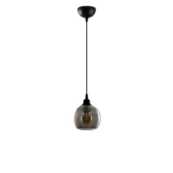 Hanglamp Smoked Rib Zwart