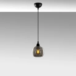 Hanglamp Smoked Rib Zwart