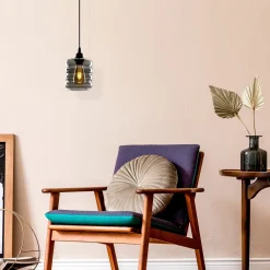 Hanglamp Smoked Tube Zwart