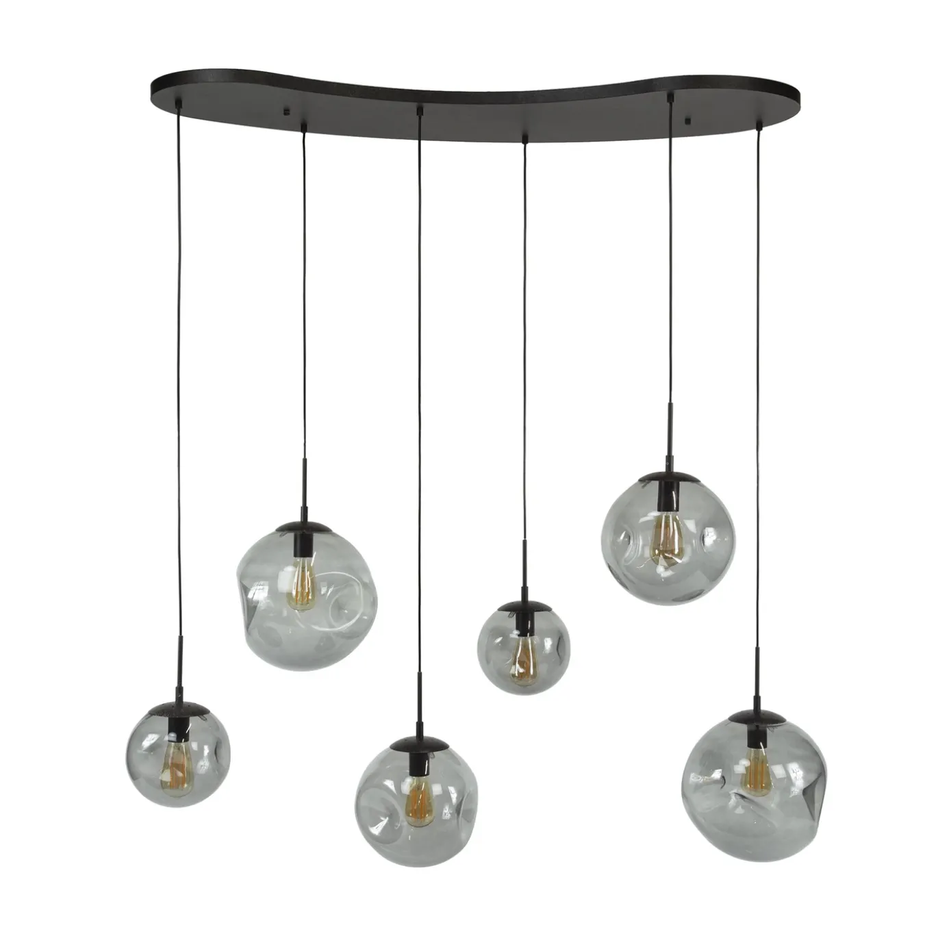 Hanglamp Stellar Black 6-Lichts - Giga Meubel
