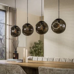 Hanglamp Stellar 4-lichts Sienna Bruin - Giga Meubel