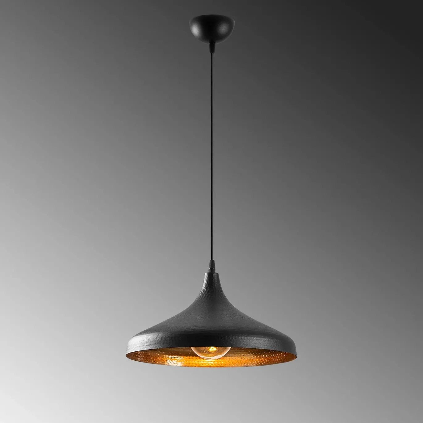 Hanglamp Tattoo Dish Zwart