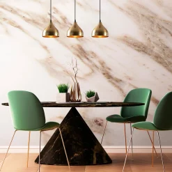 Hanglamp Tattoo 3-Lichts Brass