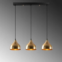 Hanglamp Tattoo 3-Lichts Brass