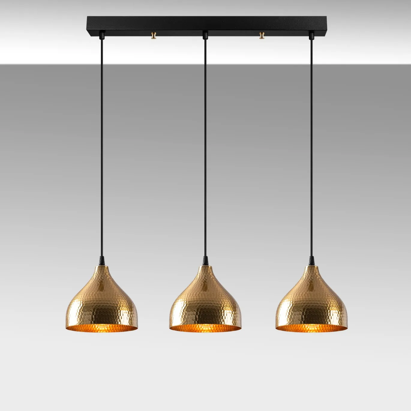 Hanglamp Tattoo 3-Lichts Brass