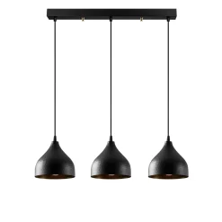 Hanglamp Tattoo Zwart 3-Lichts