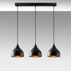 Hanglamp Tattoo Zwart 3-Lichts